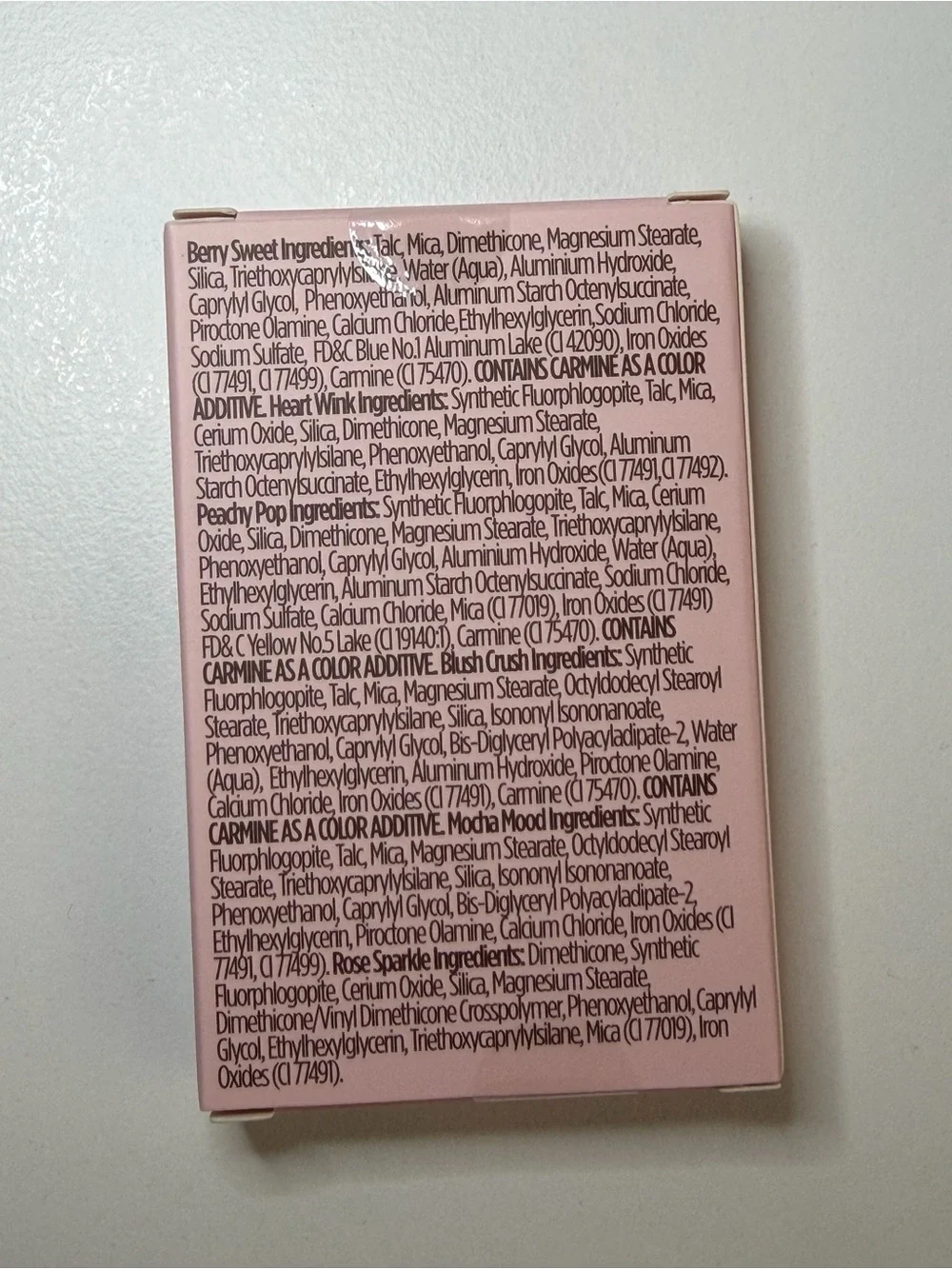 Manna Kadar Pink Mirage Eyeshadow Palette - 6 Shades